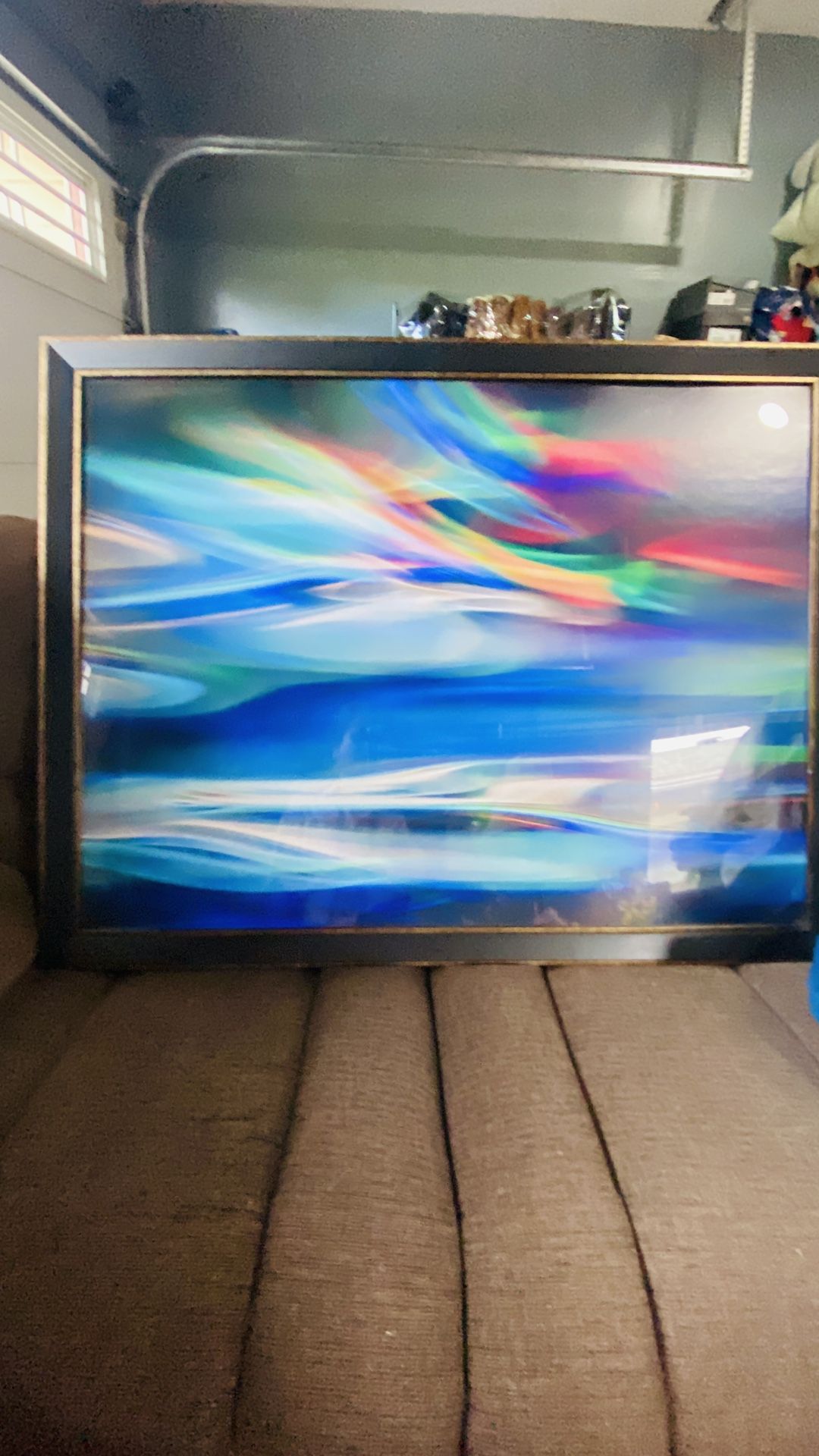 Large Framed Wall Art Mount Abstract Painting Wall Decor for Living Room Bedroom