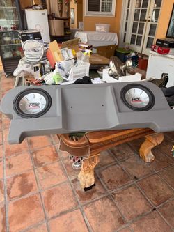 subwoofer enclosure for a dodge
