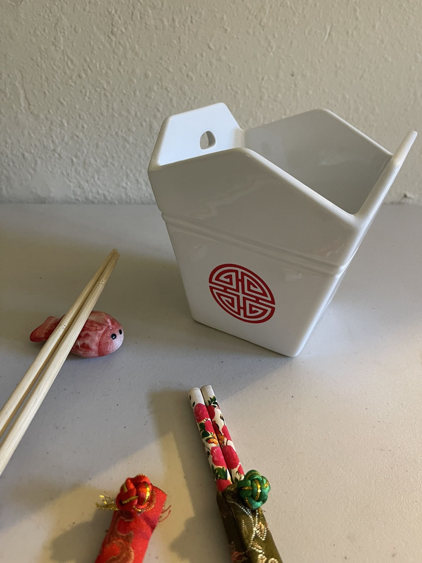 Chinese Take-out Glass Container