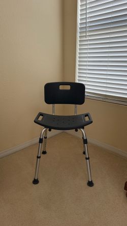 Adjustable Shower Chair with Backrest