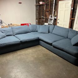 Living Spaces Grand Down Sectional