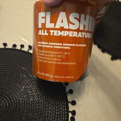 Flashing 6"×75 Rolls  All Temperature. 2 rolls unopened.