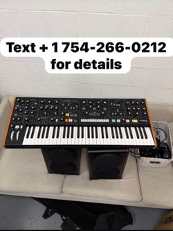 Yamaha SX920, Moog Muse, Focal Trio 6 BE (2 of them), Ableton Mixer and Apollo twin.All new condition