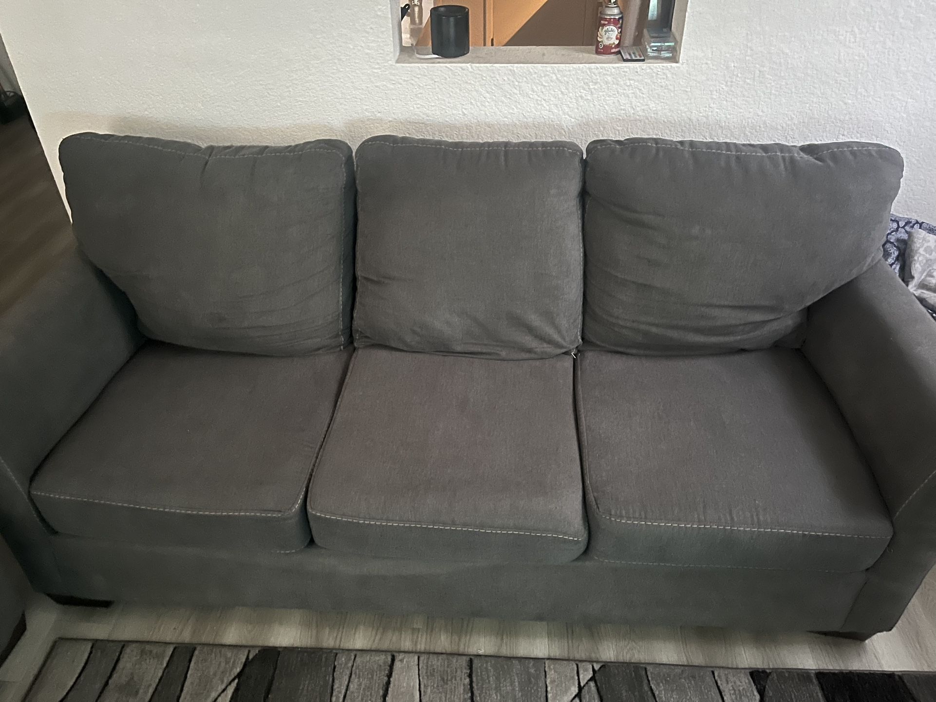 gray couches