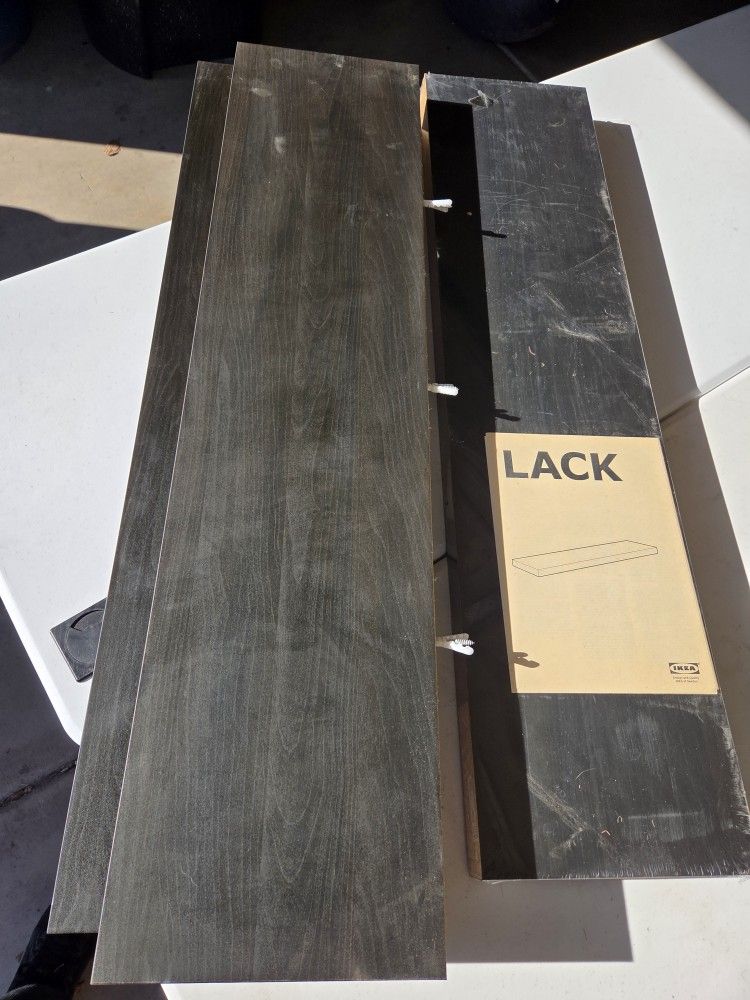 Three Ikea Floating Shelves