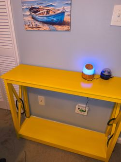 Console Table Yellow