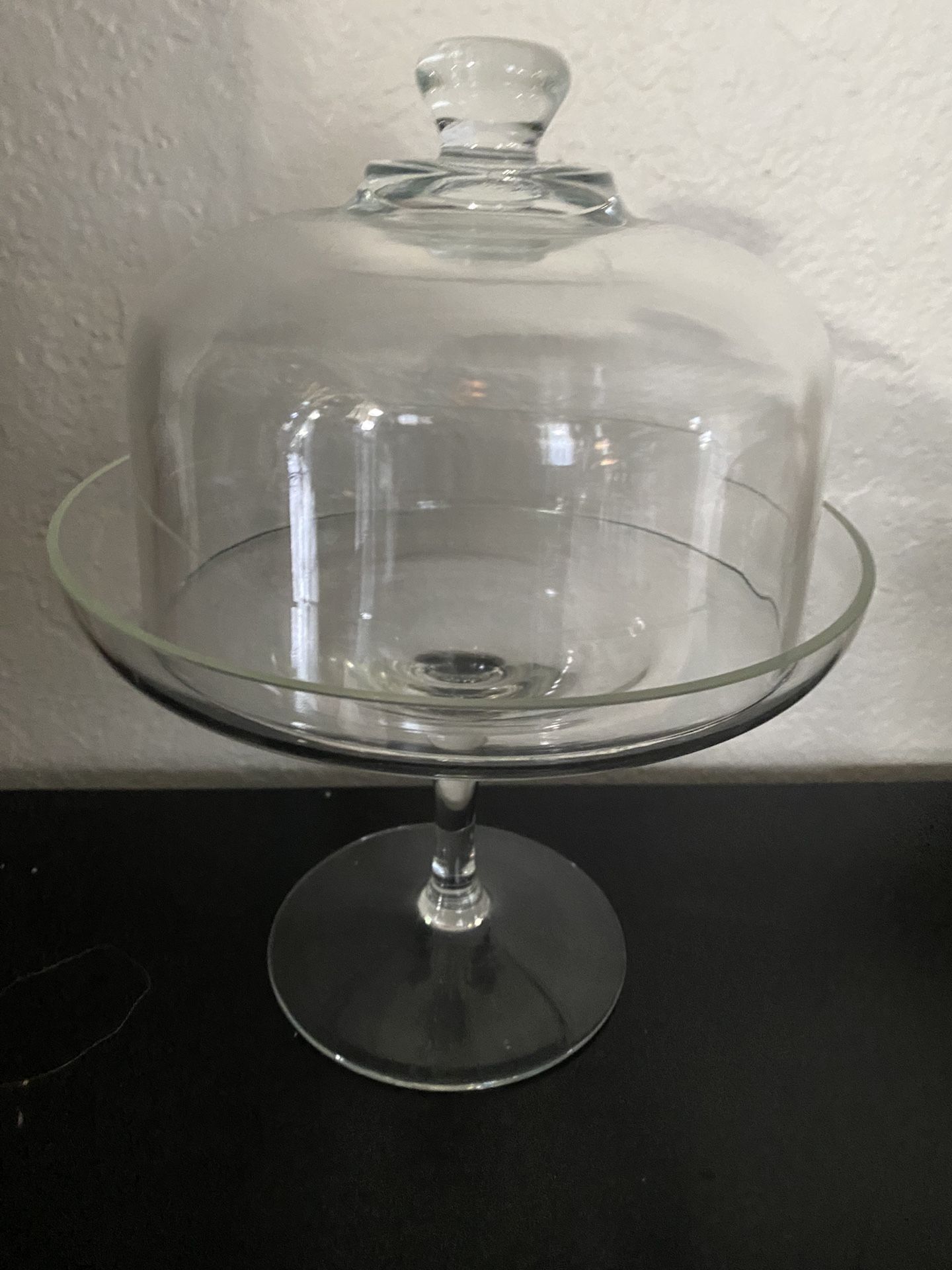 Cake plate dome stand lidded glass cake plate with cover, footed christmas cake stand dome antique style platter