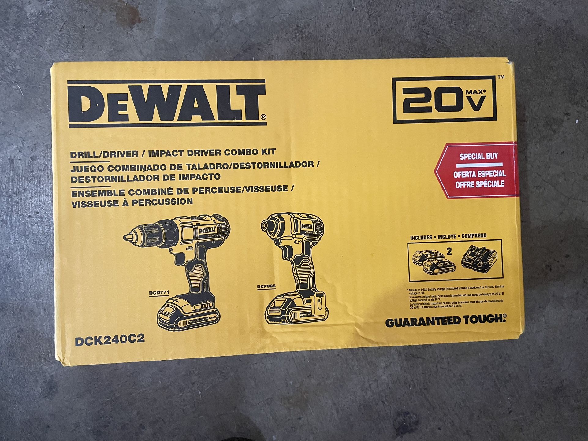Dewalt Drill Impact Combo