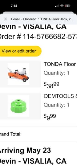 Tonda floor jack