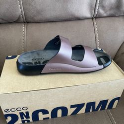 ecco Cozmo Flat Sandals Size 38 (7-7.5)