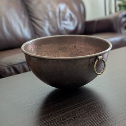 French Copper Bowl 