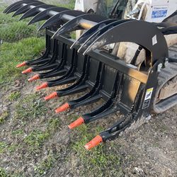 78” Skid Steer, Grapple, Log/Rock Attachment