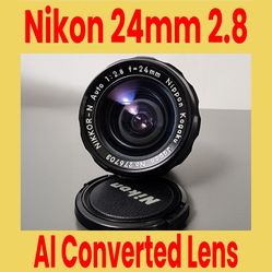 Nikon Nikkor 24mm 2.8 AI Converted Lens