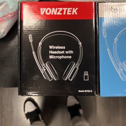 VONZTEK Wireless Headset With Microphone