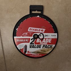 DIABLO 6-1/2in. x 24-Teeth Framing Circular Saw Blade for Wood 2-Pack