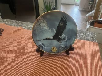 Alaska Chilkat Bald Eagle Preserve L.E Plate #HA7085