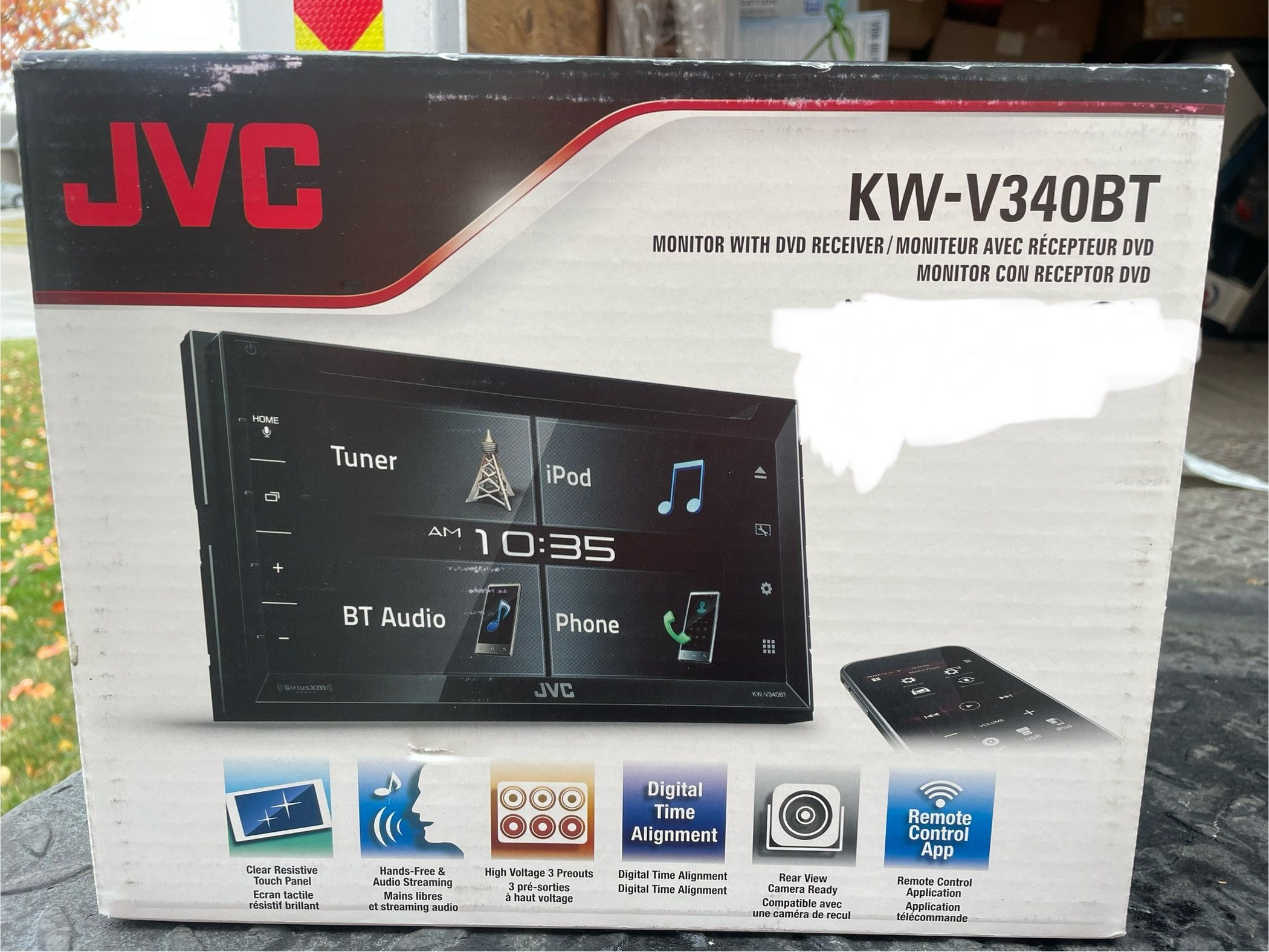 JVC- KW-V340BT Model Multimedia With Bluetooth 