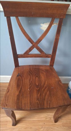 Wooden Dining Chair with X-Back