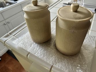 Hearth and Hand Large Bathroom Canister x2