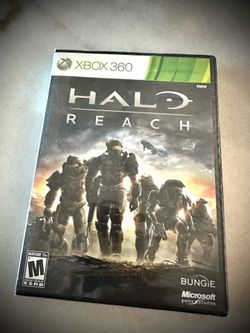 New Halo Reach Xbox 360 Black Case Factory Sealed