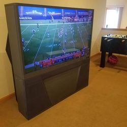 FREE Mitsubishi WS-65515 65" 1080i HD Rear-Projection Television