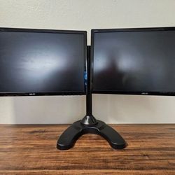 Dual ASUS Monitors 24in