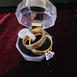 ANILLO DE ORO LAMINADO CERO INOXIDABLE 