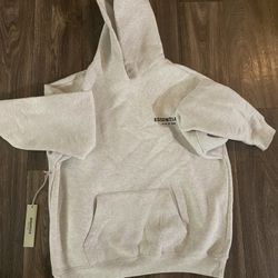 Gray essential hoodie 