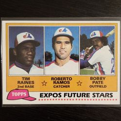 1981 Topps Tim Rock Raines ROOKIE CARD for Sale in Hightstown, NJ -  OfferUp