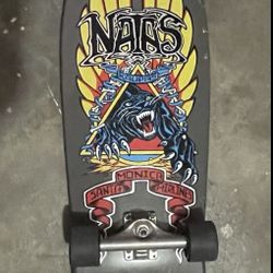 SANTA MONICA AIRLINES NATAS KAUPAS PANTHER LENTICULAR REISSUE DECK SKATEBOARD