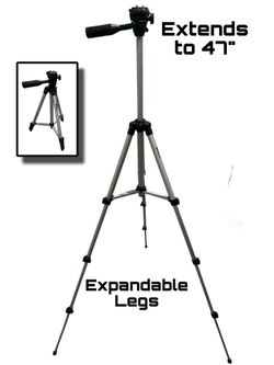 Targus Camera Tripod Extends From 16” To 47”. Light Weight. No Defects