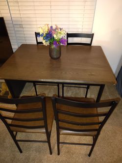 Dining Table Set with 4 Chairs $150 OBO