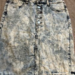 Jean Skirt 