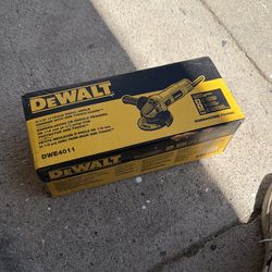 Brand new dewalt angle grinder