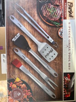 Parini 5-piece grill tool set
