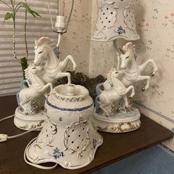 Vintage Porcelain Lamps 