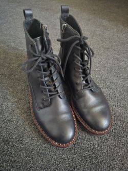 Vince women leather boots