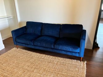 Blue couch