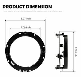 Headlight mounting bracket Jeep Wrangler Harley Davidson 7”