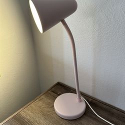 Ikea light pink adjustable desk lamp 