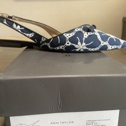 Ann Taylor Flat Slingback Shoes Womens 