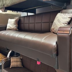 3 In 1. Sit/Sleep/Storage Sofa Bed On Sale! 