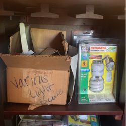 Various Types Of Light Bulbs, Flood Lamps & Tube Lamps