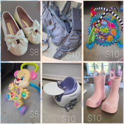 Kids toys, shoes and more