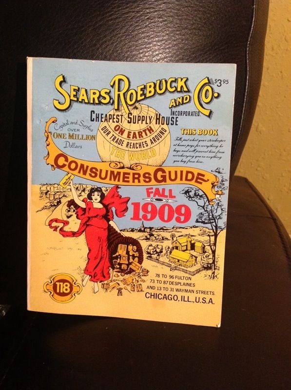 Vintage Sears roebuck & co consumer guide, fall 1909
