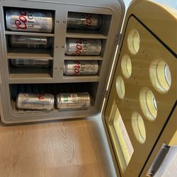 Coors beer dispensing mini fridge 