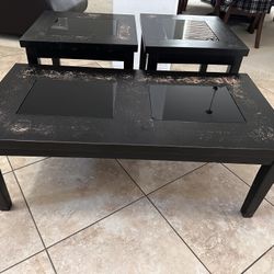 Coffee Table And End Tables 