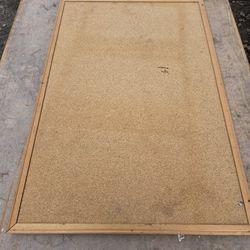 2' x 3' Cork Bulletin Board with Wood Frame