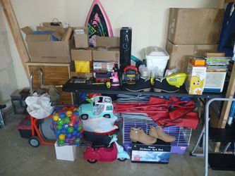 Garage sale Saturday only.
