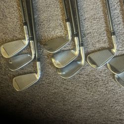 Selling a high-end, complete 12-club matching golf set. This entire setup is configured for premium forgiveness, high launch, and ease of use. Perfect